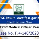 FPSC Medical Officer Result