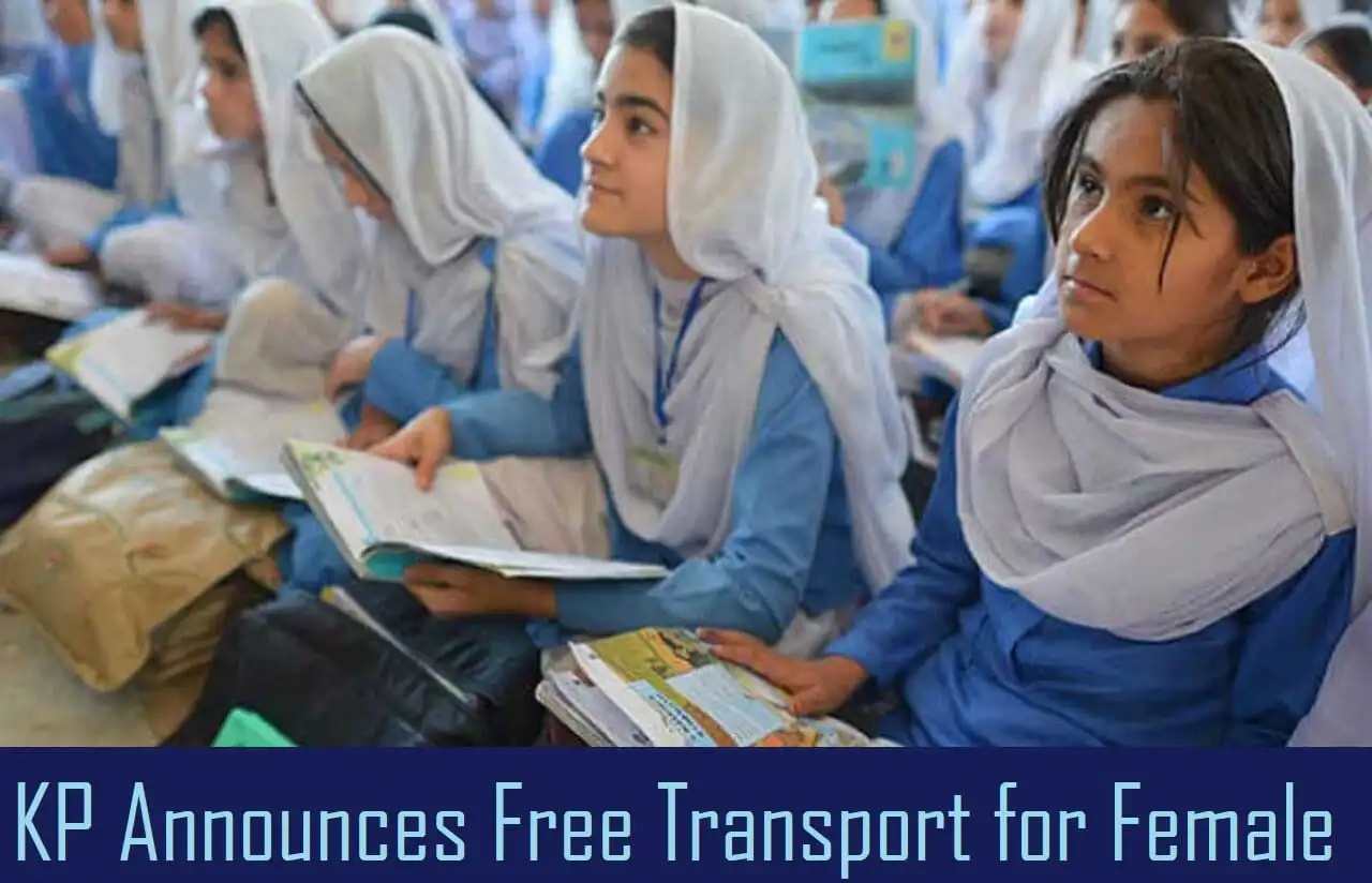 KP Govt Announces Free Transport for Female Students