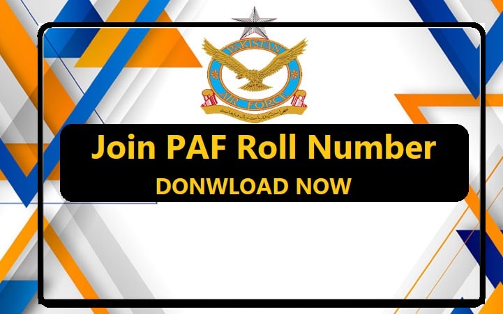 Download PAF Roll Number Slip for Commissioned Officers-min