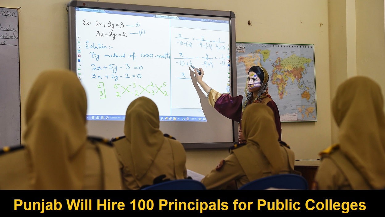 Punjab Will Hire 100 Principals for Public Colleges