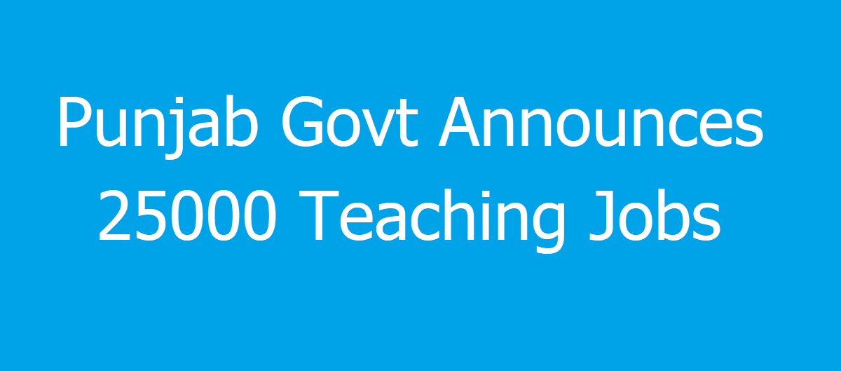 Punjab Approves Thousands of Jobs for School Teachers 2023