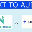 Natural Reader vs Speechify | Convert Text into Audio Files