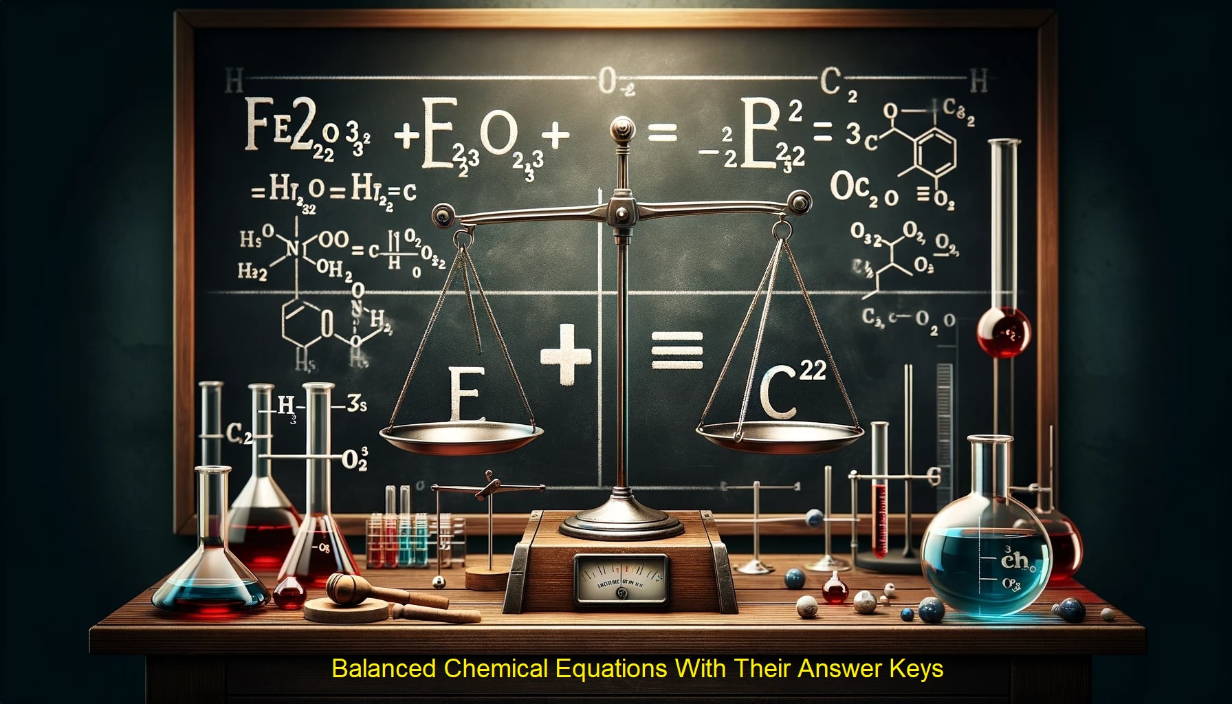 50 Balanced Chemical Equations With Their Answer Keys (Updated)