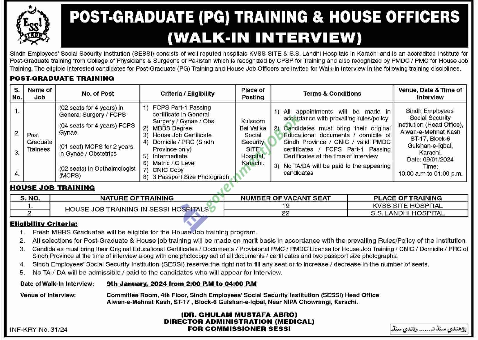 SIUT Jobs 2024 - Sindh Institute of Urology and Transplantation 