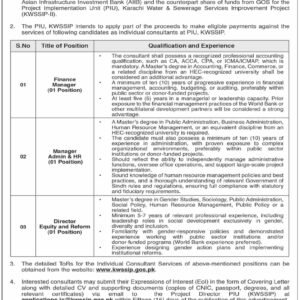 Manager Admin & HR (01 position) Job Advertisement