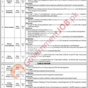 Clinical Technician Pharmacy Job Advertisement