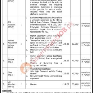 Assistant Director Remote Sensing & Image Processing (PPS-7) Job Advertisement