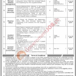 Assistant Manager (PSA/CO) Job Advertisement