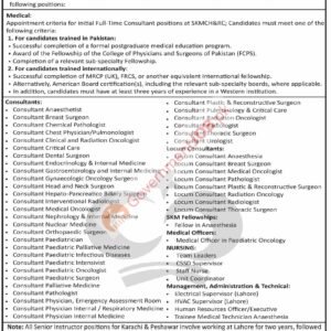 Electrical Supervisor (Lahore) Job Advertisement