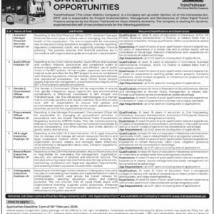 Assistant Manager Financial Services Job Advertisement