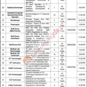 X-Ray Technician Job Advertisement