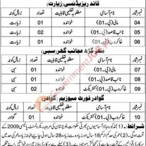 Khakroob/Sweeper (B-01) Job Advertisement