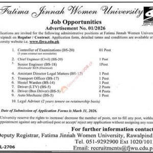 Legal Advisor Job Advertisement