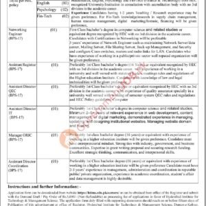 Assistant Professor (Psychology) Job Advertisement