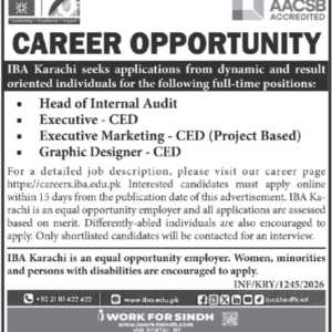 Graphic Designer – CED Job Advertisement