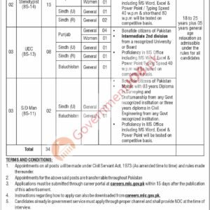 UDC (BS-13) Job Advertisement