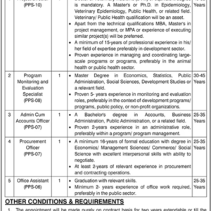 Office Assistant (PPS-06) Job Advertisement