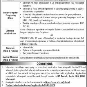 Dispenser (Male & Female) Job Advertisement
