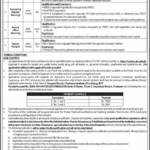 Medical Officer Neurology Job Advertisement