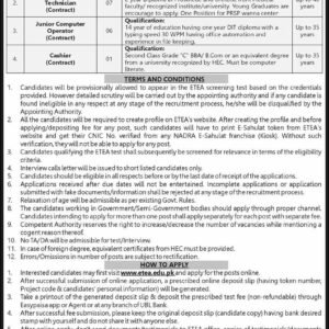 Cashier Job Advertisement