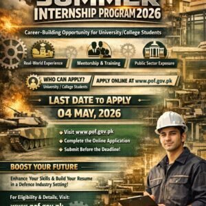 Summer Internship Job Advertisement