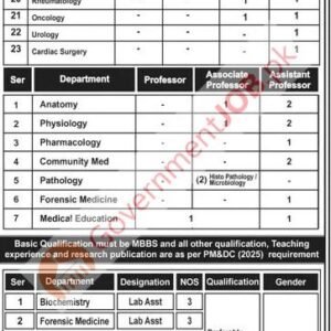 Lab Assistant Job Advertisement