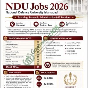Associate Professor (Economics) Job Advertisement