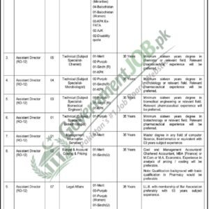 Deputy Director Job Advertisement