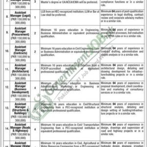 Chief Quantity Surveyor Job Advertisement