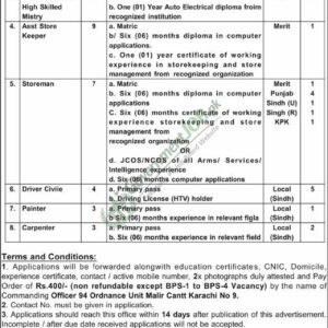 Driver (Civil) Job Advertisement