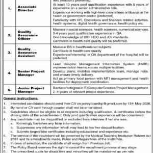Junior Project Manager Job Advertisement