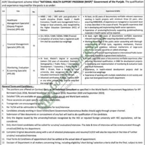 Evaluation & Learning Specialist Job Advertisement