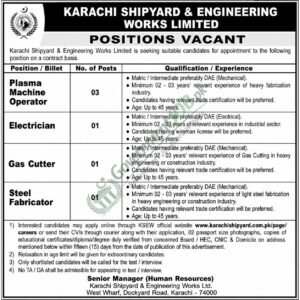Plasma Machine Operator Job Advertisement